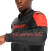 Dainese RACING 5 PERF letní sportovní kožená bunda černá/fluo-červená vel.52